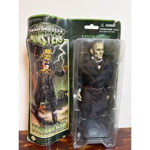 PRESIDENTIAL MONSTERS Lincolnstein 8" fully poseable figure Heroes In Action‎